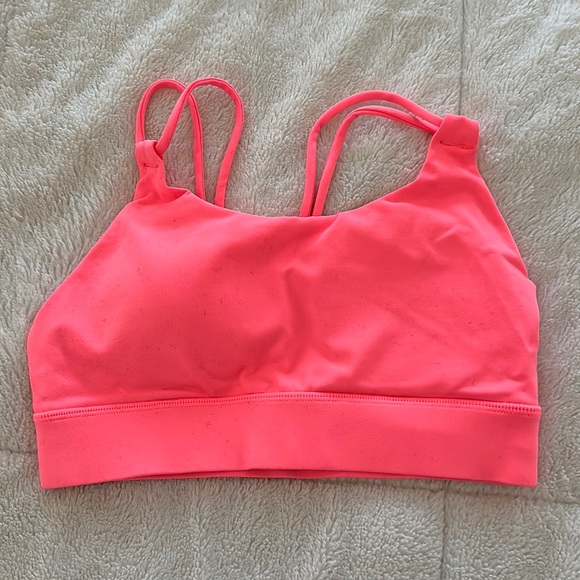 Gorgeous NEW workout bra. Beautiful coral color. - Picture 2 of 2